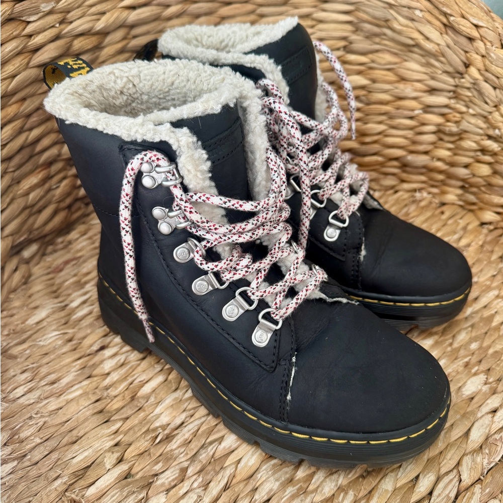Dr. Martens Fur Lined Boots - Size 6